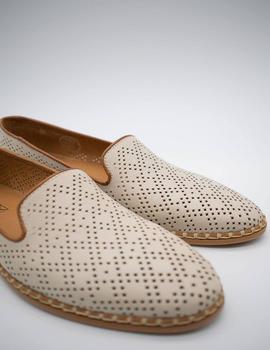 Zapato pikolinos mérida marfil para mujer