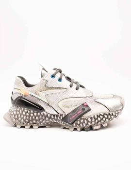 Deportivo Exé 929-1 Leather OFFWHITE de mujer