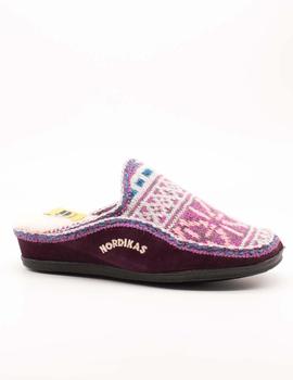 Zapatilla Nordikas 1502 LANA TEIDE-107 MORADO de Mujer