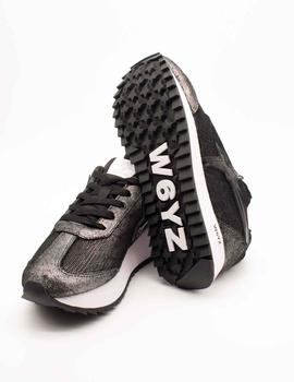 Deportivo W6YZ 2013564-47 KIS GLITTER BLACK de Mujer