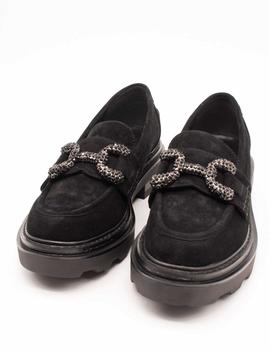 Zapato Alma en Pena I22121 Suede Black de Mujer