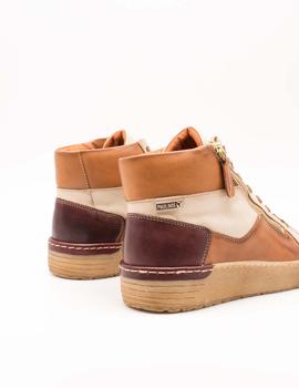 Botín Pikolinos W0T-7559C1 Vitoria Marfil de Mujer