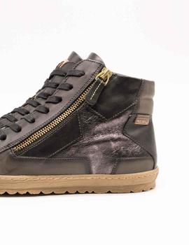 Botín Pikolinos 901-8518C2 Lagos Black de Mujer