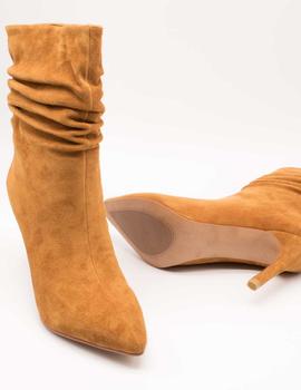 Botín Exé DIANA-110 SUEDE CAMEL de Mujer