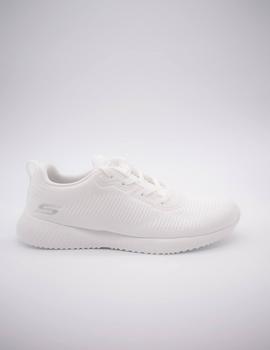 skechers 32504 bobs squad tough talk white.