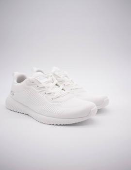 skechers 32504 bobs squad tough talk white.