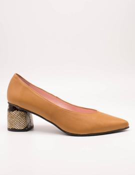 Zapato Dansi 5060B NEGRO NAPA Camel de Mujer