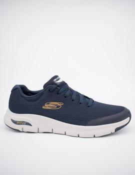 Deportivo skechers 232040 navy arch fit de hombre
