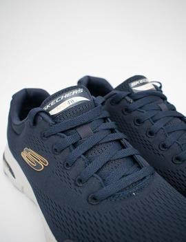 Deportivo skechers 232040 navy arch fit de hombre