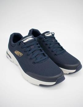 Deportivo skechers 232040 navy arch fit de hombre