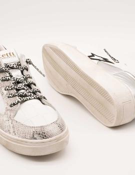 Deportivo Cetti C-1302 SNAKE COCO Blanco de Mujer