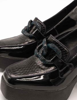 Zapato Noa Harmon 9088 64 Jacques negro-azul de Mujer