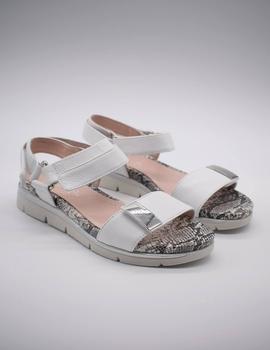 Sandalia stonefly Elody 9 Nappa Cloud White