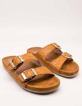 Sandalia Kess 23351 Trenzado Indian Tan de Mujer