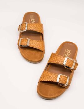 Sandalia Kess 23351 Trenzado Indian Tan de Mujer