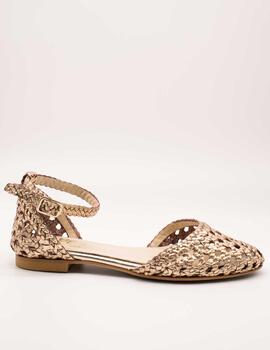 Sandalia Kess 22788 Trenzado Foil Humo de Mujer