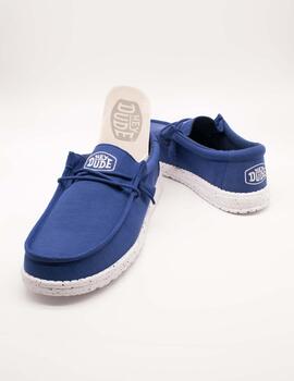 Deportivo Hey Dude Wally Slub Canvas True Blue