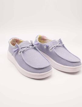 Deportivo Hey Dude Wendy Rise Lila de Mujer