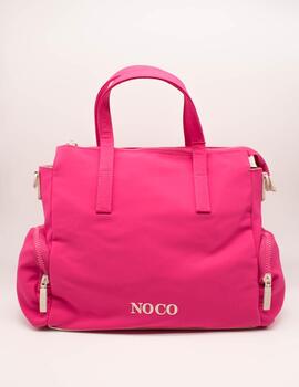 Bolso Noco 2315605R B.Nylon contraste Fucsia de Mujer