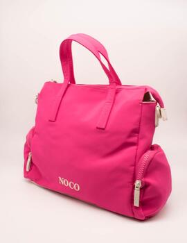 Bolso Noco 2315605R B.Nylon contraste Fucsia de Mujer