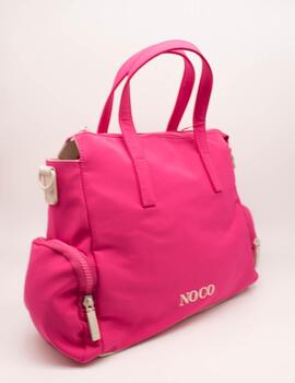 Bolso Noco 2315605R B.Nylon contraste Fucsia de Mujer