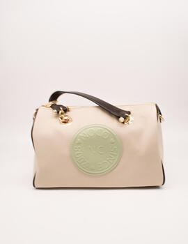 Bolso Noco 2315611S Bowling Nylon Logo Beige