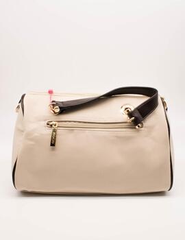 Bolso Noco 2315611S Bowling Nylon Logo Beige de Mujer