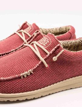 Deportivo Hey Dude Wally Braided  Pompeian Red