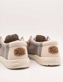 Deportivo Hey Dude Wally Break Grey de Hombre