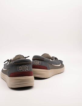 Zapato Hey Dude Welsh Grip Deep Blue de Hombre