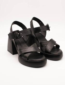 Sandalia Carmela 16079303 Piel Negro de Mujer