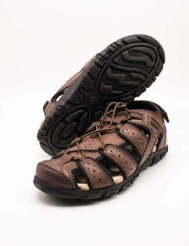 Sandalia Geox U6224B 0MEBC C0013 Strada Brown de Hombre