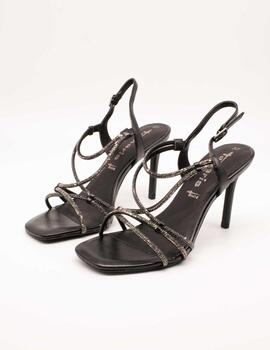 Sandalia Tamaris 28332-20 - 012 Black Metallic de Mujer