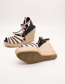 Sandalia Toni Pons Pals Crudo-Negro de Mujer
