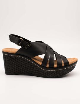 Sandalia Clarks 26171531 Elleri Grace Black de Mujer
