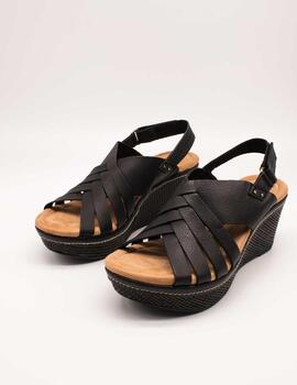 Sandalia Clarks 26171531 Elleri Grace Black de Mujer