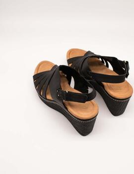 Sandalia Clarks 26171531 Elleri Grace Black de Mujer