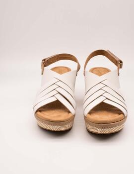 Sandalia Clarks 26171534 Elleri Grace White de Mujer