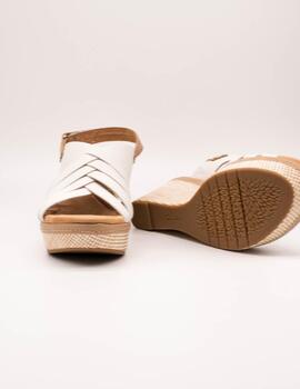 Sandalia Clarks 26171534 Elleri Grace White de Mujer