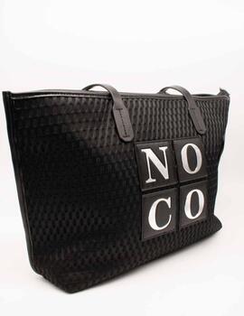 Bolso Noco 2315661N Shopper Rejilla Negro