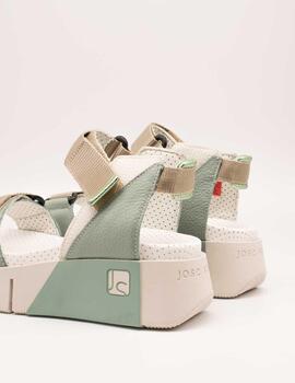 Sandalia Jose Saenz 4200-COMB4 Agua Hielo de Mujer