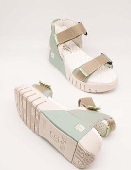 Sandalia Jose Saenz 4200-COMB4 Agua Hielo de Mujer