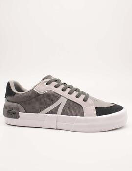 Deportivo Lacoste 45CMA0060-2P9 Textile Gris de Hombre