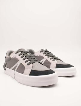 Deportivo Lacoste 45CMA0060-2P9 Textile Gris de Hombre