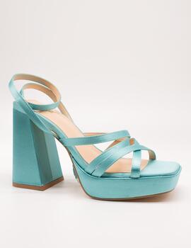 Sandalia Alma Blue V23BL1071 Satin Turquoise de Mujer