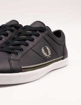 Deportivo Fred Perry Baseline Perf Leather Navy de Hombre