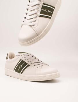 Deportivo Fred Perry B721 White de Mujer