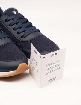 Zapato Yuccs Merino Sport Vintage Navy de Mujer