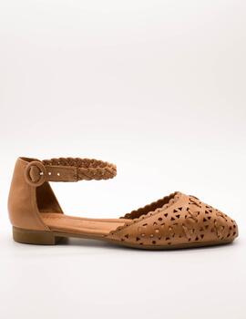 Bailarina Carmela 160671 Piel Camel de Mujer