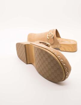 Zueco Tamaris 127302-20 - 358 Camel Suede de Mujer
